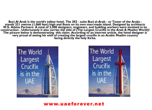 Burj Al Arab “Cross” Facing